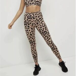 Leopard Print High-Waisted Leggings